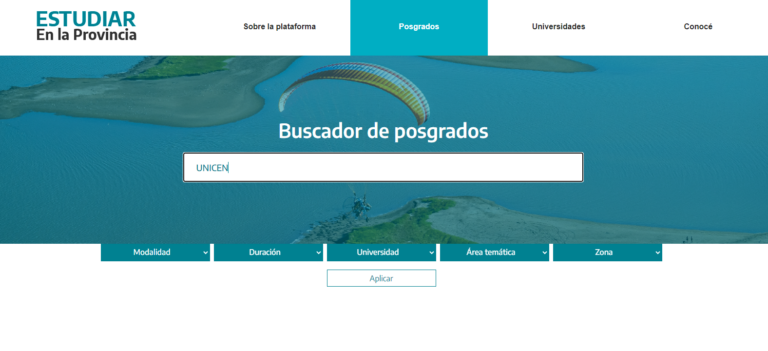 La Provincia de Buenos Aires creó un buscador de posgrados universitarios.